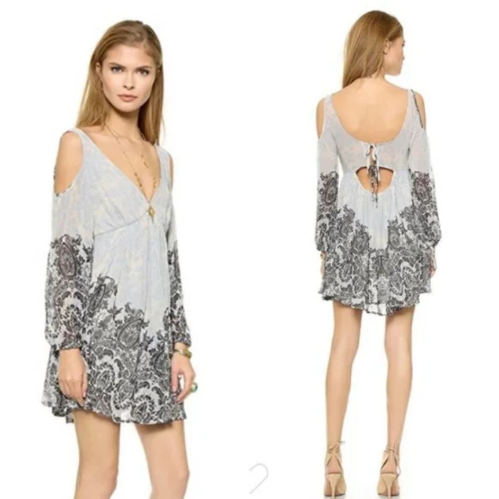 Free People Paisley Penny Lover Mini Dress
